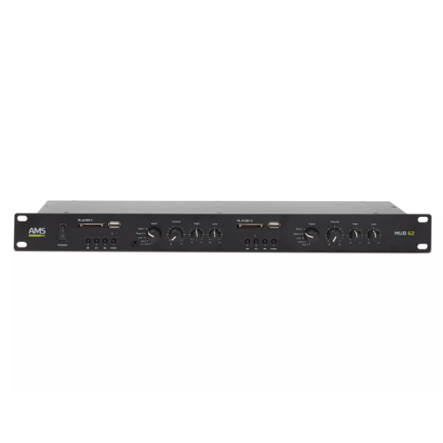 Equipson AMS MUB 62 2-Zone Multimedia Paging Player - Black Equipson AMS MUB 62 2-Zone Multimedia Paging Player - Black