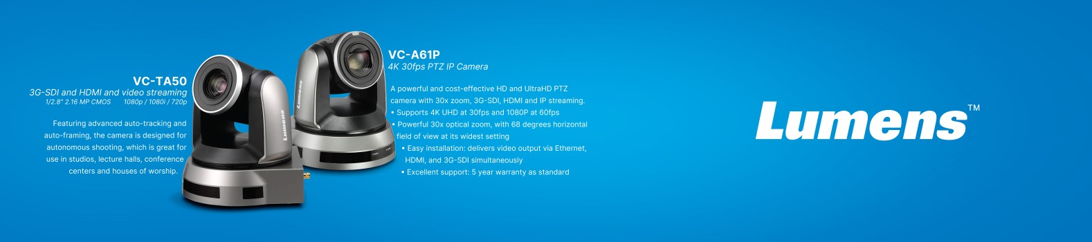 HDMI and PTZ Cameras Musical Instruments