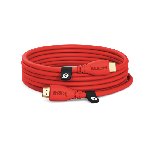 Rode 3m Premium HDMI Cable - Red Rode 3m Premium HDMI Cable - Red