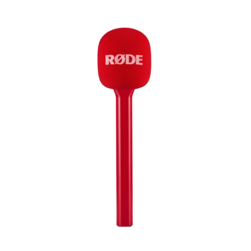 RODE Interview GO Handheld Adaptor for the Wireless Range - Red RODE Interview GO Handheld Adaptor for the Wireless Range - Red