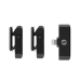 ميكروفون لاسلكي فائق الصغر رود Wireless Micro، إصدار لايتنينج – باللون الأسود