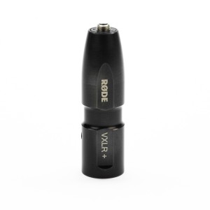 محول رود VXLR من مقبس صغير 3.5 مم إلى XLR مع محول طاقة