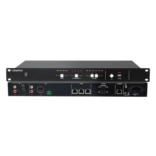Vissonic VIS-DCP1000 وحدة المؤتمرات الرئيسية الرقمية بالكامل والشبكية - أسود Vissonic VIS-DCP1000 وحدة المؤتمرات الرئيسية الرقمية بالكامل والشبكية - أسود