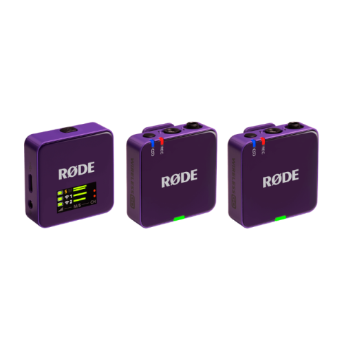Rode Wireless GO (Gen 3) Compact Wireless Microphone System - Purple