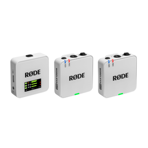 Rode Wireless GO (Gen 3) Compact Wireless Microphone System - White
