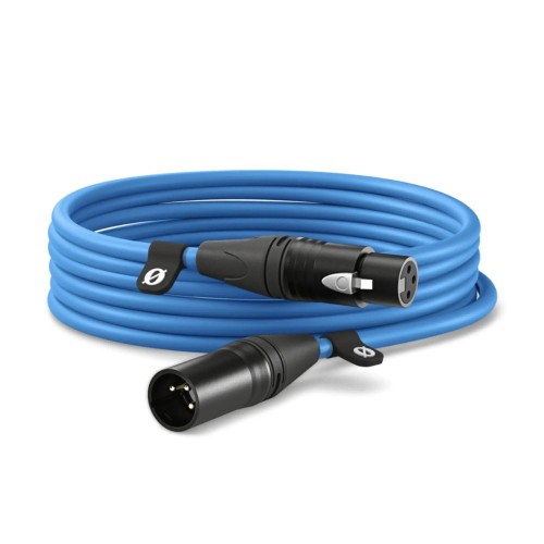 RODE XLR Male to Female Microphone Cable – 3m, Blue