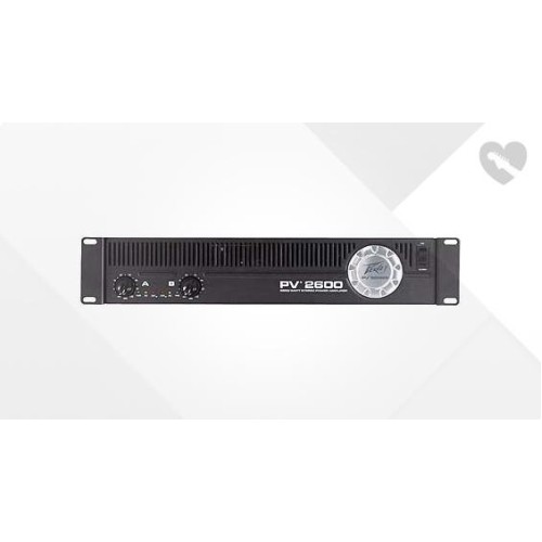 مضخم صوت مزود بالطاقة Peavey PV 2600 W/XO